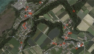 Carte des lieux des fenêtre de l'Avent, version 2018